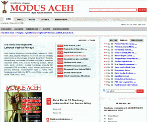 modusaceh.com: MODUSACEH-NEWS.COM
Tabloid Berita Mingguan - Hukum dan Politik - Bijak Tanpa Memihak