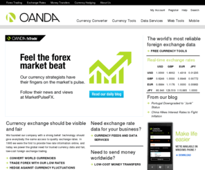 oandamarket.com: OANDA - Forex Trading and Exchange Rates Services
The currency site provides free exchange rates information, currency tools, and low-cost forex trading