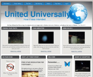 uniteduniversally.com: United Universally - Orbs
Orbs, who and what are Orbs, photo orbs, speaking with Orbs and Orbs from around the world.