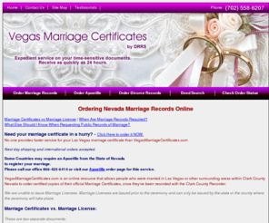 Clark County Nevada Marriage License Record