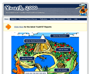 youth2000.ac.nz: :::: Youth 2000 ::::
New Zealand Youth - a profile of their health and well being