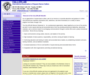 callerlab.org: CALLERLAB - International Square Dance Caller Association
As an organization of square dance callers, it is our mission to provide education and guidance to the leaders of our activity.