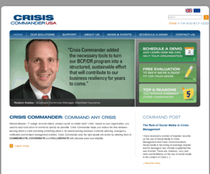 crisismanagementsoftware.com: Crisis Management Software for Business Continuity | Crisis Commander USA
Crisis Commander is the leading crisis management software for business continuity planning & incident management. We offer affordable crisis management solutions.