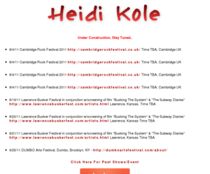 heidikole.com: Heidi Kole
Heidi Kole.