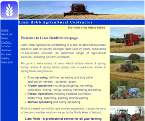 liamrobbagri.com: Liam Robb Tillage Contractor
Liam Robb agricultural contractor newtowncunningham co. Donegal, offers a wide range of farming and agricultural services for the north west of Ireland,