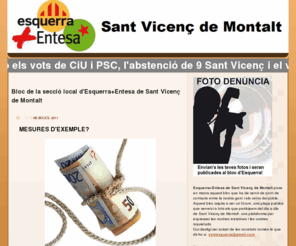 svmesquerra.com: Bloc d'Esquerra+Entesa de Sant Vicenç de Montalt
