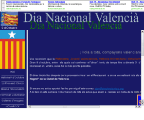 9doctubre.tk: 9 d'Octubre
Dia Nacional Valencia. Informacio sobre el dia dels valencians.