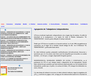 atisindicato.es: ATI SINDICATO
Agrupación de Trabajadores Independientes. Web oficial de ATI.