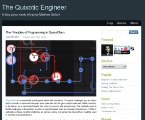 gangles.ca: The Quixotic Engineer
A blog about nerdy things by Matthew Gallant