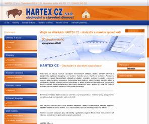 hartex.cz: HARTEX CZ s.r.o. - obchodní a stavební společnost
Hartex CZ s.r.o. - Prodej obkladů a dlažeb, sanitární keramiky, stavební chemie. Kompletní realizace koupelen, pokládání a lepení keramických obkladů a dlažeb