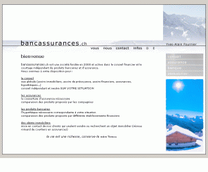 bancassurances.ch: Bienvenue sur le site de Bancassurances
bancassurances