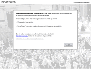 blipirat.nu: PirateWeb - Välkommen till Piratpartiet och Ung Pirat
