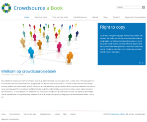 crowdsourceabook.com: Crowdsource je boek
Het eerste Social Media Crowdsource boek van Nederland! Schrijf zelf ook een stuk!