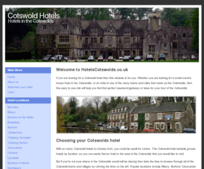 hotelscotswolds.com: Cotswolds Hotels - Country house hotels and town centre hotels in the Cotswolds
Cotswold Hotels - Hotels in the towns and villages of the Cotswolds