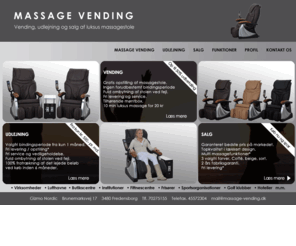 massage-vending.com: MASSAGE-VENDING - Vending, udlejning og salg af luxsus massagestole 
MASSAGE-VENDING - Vending, udlejning og salg af luxsus massagestole