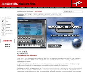 soniksynth.com: Sonik Synth 2
IK Multimedia. Musicians First.