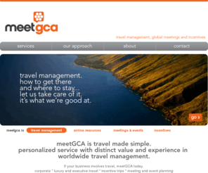 flyteholdings.com: meetGCA |  global travel management, meeting and event planning
meetGCA provides travel management, incentive trips, hotel booking, site selection, meeting and event planning to destinations worldwide.