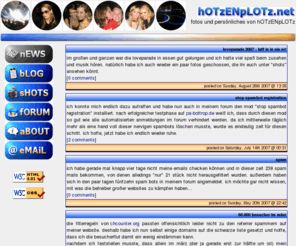 hotzenplotz.net: welcome to hotzenplotz.net - fotos, bilder und persönliches von hOTzENpLOTz
Fotos und Bilder von Abifeten und anderen Partys und Feten von Timo, auch bekannt als hOTzENpLOTz.