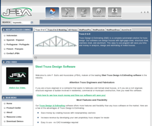 jfba.com: JFBA steel truss design estimating software light gauge steel trusses
Searching for steel truss design & estimating software? JFBA makes the leading software for design trusses of light gage steel.