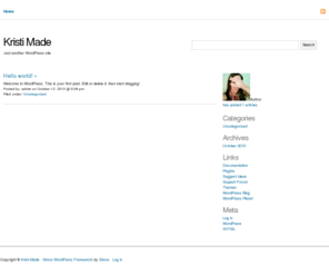 kristimade.com: Kristi Made
Just another WordPress site