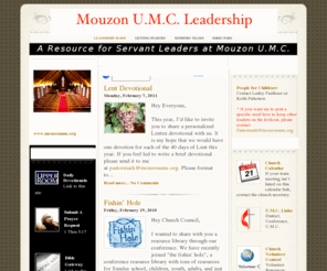 mouzonumcleadership.org: Mouzon U.M.C. Leadership
