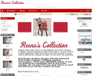 reenascollection.com: Reenas Collection, Designer Fashion from India
Reenas Collection :  - Jewelry Kurtis Shawls & Stoles reenascollection, reena collection, kurti, designer