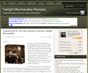 twilight-merchandise.co.uk: Twilight Merchandise Reviews
Find Twilight Merchandise reviews and information. Tips to help you find the best Twilight Merchandise at the lowest prices.