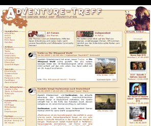 adventure-treff.de: Adventure-Treff - Neuigkeiten
Adventure-Treff - Die ganze Welt des Adventure-Genres