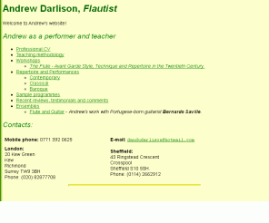 andrew-darlison.co.uk: Andrew Darlison, Flautist
