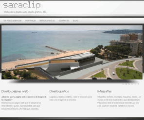 saraclip.com: Diseño web, diseño gráfico, stands e infografias en Zaragoza, Huesca y Teruel.
Diseño web e infografías, 3d, en Zaragoza, Huesca y Teruel. Llamanos y te sorprenderás!