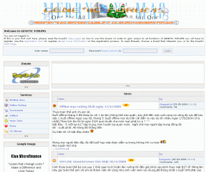 geneticforum.net: GENETIC FORUMS | Portal
UnOffical website of Joint training program between Ha Noi University Of Technology and Genetic Singapore