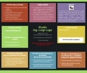 gestione81.com: Studio Ing. Luigi Lago
Sito studio Ing. Luigi Lago
