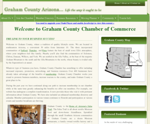 graham-chamber.com: Graham County Chamber Arizona
Business information & links to Graham County Arizona including Safford, Thatcher & Pima communities. Tourisim and economic development information and opportunities for the surrounding area.