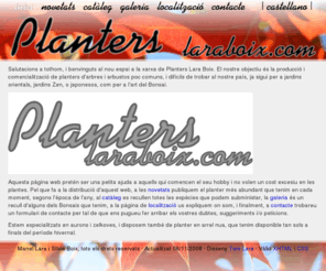 laraboix.com: Planters laraboix.com · Inici
planters d'arbres i arbustos per a bonsai difícils de trobar