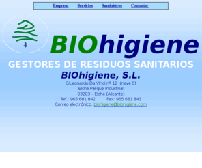 biohigiene.com: Biohigiene - Gestión de residuos sanitarios
gestion residuos sanitarios citotoxicos radiologicos