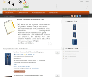 faltschrank.com: Faltschrank.com - Faltschrank, Campingschrank, Faltkleiderschrank und Stoffschrank shopping Seite
faltschrank.com - Faltschrank, Campingschrank, Faltkleiderschrank und Stoffschrank shopping Seite