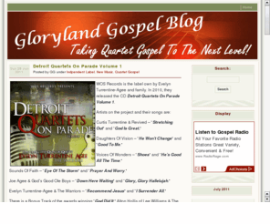 glorylandgospelblog.com: Gloryland Gospel Blog
Taking Quartet Gospel To The Next Level!