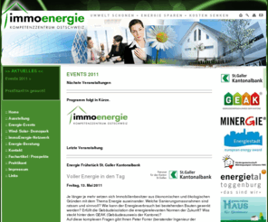 immoenergie.ch: ImmoEnergie :: EVENTS 2011
Immo Energie