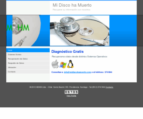 midiscohamuerto.com: Mi disco ha muerto
Empresa dedicada a la recuperacion y respaldo de datos