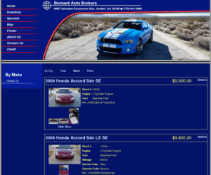 bernardautobrokers.net: Bernard Auto Brokers: Inventory - Austell, GA
We are a used auto broker in Austell, GA.