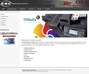 eocsl.com: Bienvenidos a Equips d'oficina de Catalunya
Eoc, Equips d'oficina de Catalunya venta, reparación y alquiler de equipos o máquinas para la oficina situada en Vilafranca del Penedès.