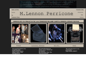 mlennonperricone.com: newmlp
Playwright M. Lennon Perricone's home page
NEw Jersey Rep, Villagers theater, Playhouse 22