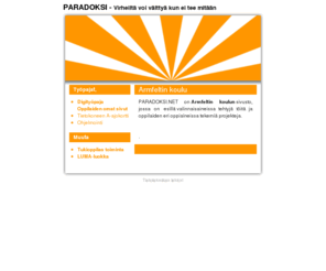 paradoksi.net: Armfeltin koulu - epävirallinen projektisivusto
