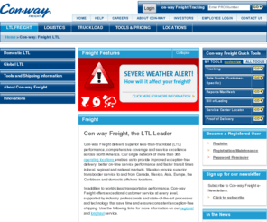 trueltlindex.com: Con-way: Freight, LTL
Con-way Freight delivers superior less-than-truckload (LTL) performance, comprehensive coverage and service excellence across North America.