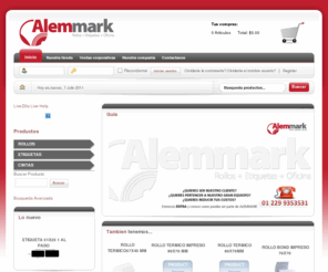 alemmark.com: alemmark rollos + etiquetas + oficina
alemmark rollos + etiquetas + oficina
Somos fabricantes de papeleria y articulos de oficina