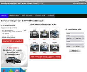 auto-31.com: Espace professionnel d' annonces automobile dédié au stock de voiture occasion en vente chez AUTO SMCA VERFAILLIE Bessieres
Bienvenue chez AUTO SMCA VERFAILLIE à Bessieres ,  retrouvez les annonces de son  parc de voitures occasion , mais aussi ses coordonnées , sa géolocalisation ainsi que toutes  les précisions nécessaires à l' acheteur potentiel.  La vitrine de ce professionnel automobile de la région de Bessieres est aujourd' hui constituée d'un parc de 41 autos disponibles à la vente .