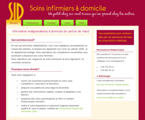 infirmieres-a-domicile.com: Soins infirmiers indépendants à domicile du canton de Vaud
Soins infirmiers à domicile - 