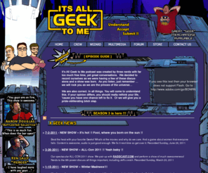 itsallgeektomepodcast.com: It's All Geek To Me
It's All Geek To Me