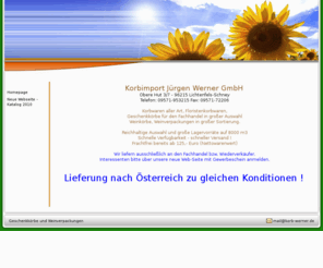 korbimport.biz: Körbe Korbwaren Korbartikel
Korbwaren und Floristenkörbe aller Art - Grosse Auswahl !