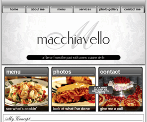 procateringservices.com: Renzo Macchiavello, Your Personal Chef
Renzo Macchiavello, Your Personal Chef